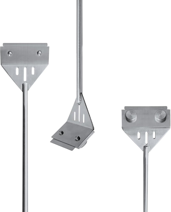 Algae Scraper for Glass Aquariums, 25.6" Fish Tank Cleaner, Stainless Steel Algae Scraper for Fish Tank with 10 Blades, Aquarium Glass Cleaning Tools, Cleaning Accessories