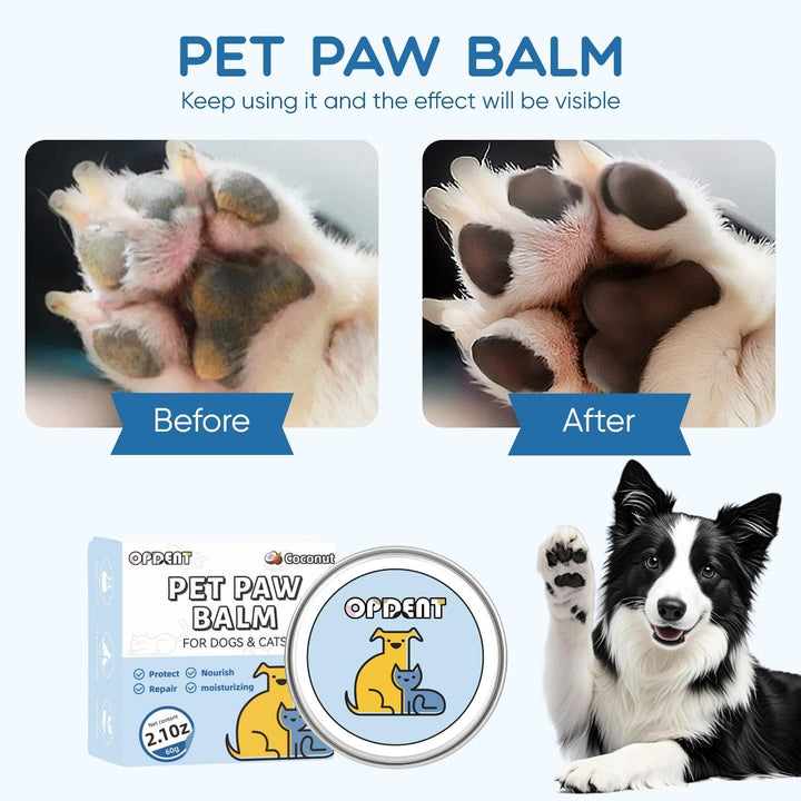 Dog Paw Balm - Paw Balm Dogs Lick Safe,Moisturizing & Soothing Paw & Nose Balm for Dogs,Healing Protection for Cracked Skin on Paws and Noses (2OZ)