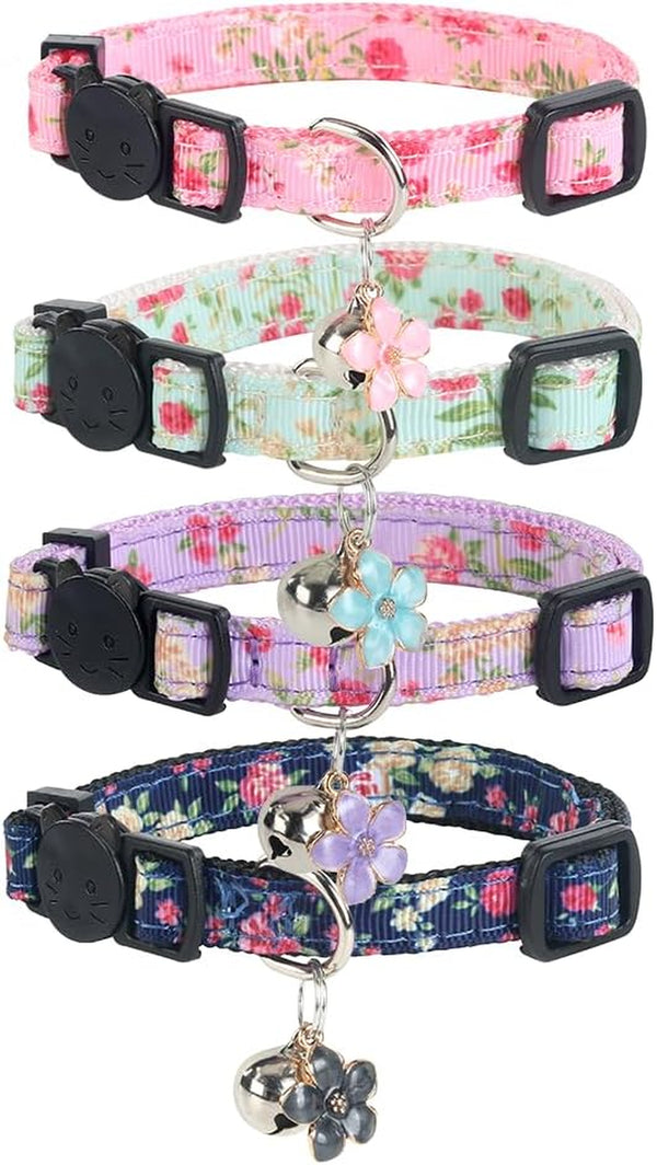 Cat Collars with Bells, Breakaway Kitten Collar, Cute Kitty Collar, Pet Supplies Accessories