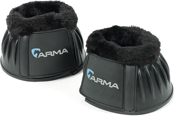 ARMA Fleece Trim Bell Boot (Black, Full)