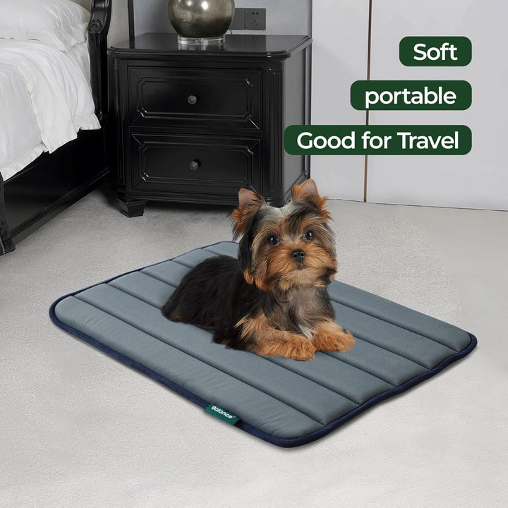Dog Crate Pad, Dog Foam Crate Mat Kennel Pad, Washable Water-Resistant Pet Bed Flat Dogs Cage Mat for Small Dogs