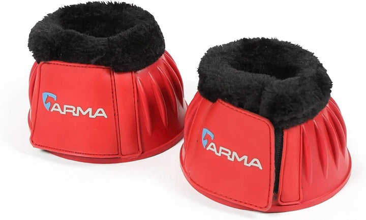 ARMA Fleece Trim Bell Boot (Black, Full)