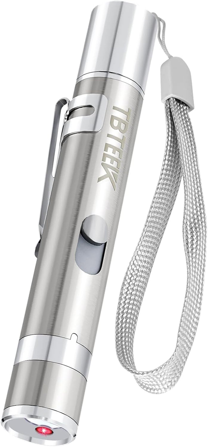 Cat Toys, USB Rechargeable Kitten Toy, 3 Light Modes & 5 Adjustable Patterns, Portable Interactive Pet Dog Cat Mouse Toy for Fun Chase Play Exercise