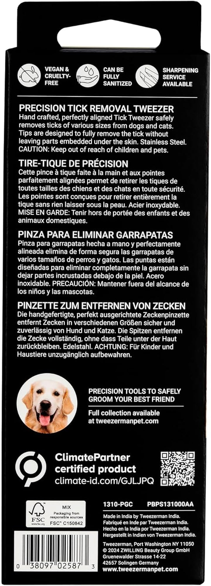 Pet Tick Removal Tweezer, Tick Removal Tool for Dogs and Cats