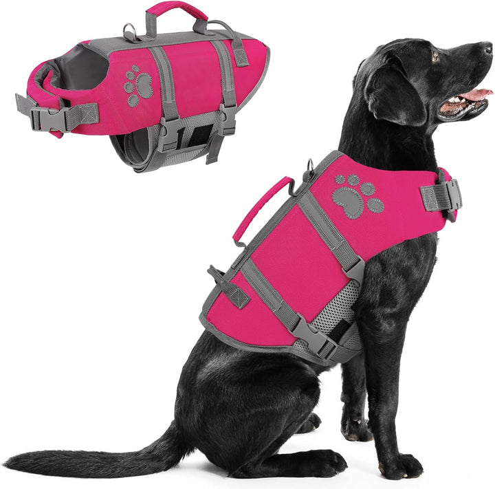 XS Dog Life Jacket, Puppy Life Jackets for Small Dogs, Small Doggie Life Vest for Swimming, Lightweight Extra Small Dog Swim Vest with Handle, Puppy Life Vest for Boating, Cat Lifevest