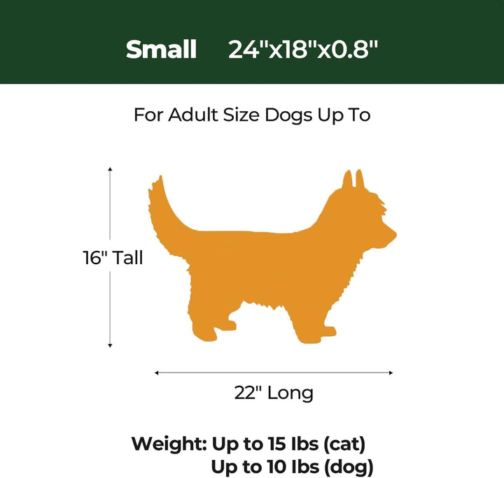 Dog Crate Pad, Dog Foam Crate Mat Kennel Pad, Washable Water-Resistant Pet Bed Flat Dogs Cage Mat for Small Dogs