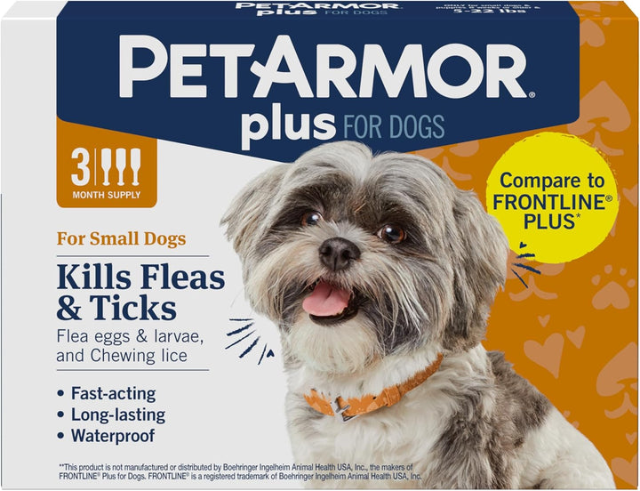 plus Flea and Tick Prevention for Cats over 1.5 Lbs, Cat Flea and Tick Treatment, 6 Doses, Waterproof Topical, Fast Acting
