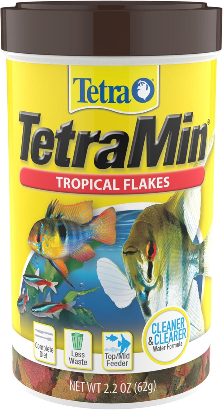 min Nutritionally Balanced Tropical Flake Food for Tropical Fish, 7.06 Oz (Pack of 1)