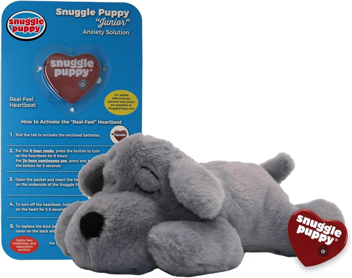 Original  Toys for Small Breeds - Heartbeat Puppy for Dogs - Pet Anxiety Relief and Calming Aid - Comfort Dog Toys for Behavioral Training. Heat Pack Not Included