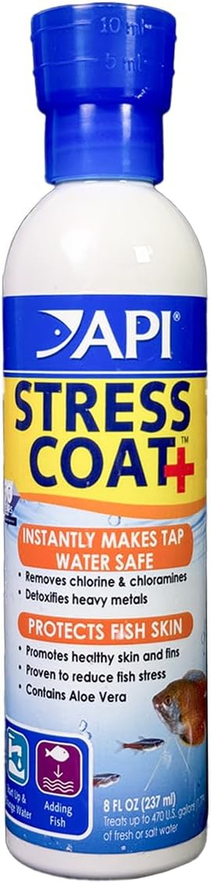 STRESS COAT Aquarium Water Conditioner 16-Ounce Bottle