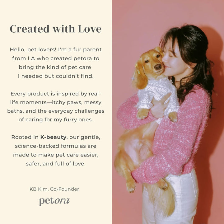 [] BRUSH on ME Gentle Facial & Eye Comb for Dogs & Cats | Smooth & Stress-Free Tear Stain Remover | Fine-Tooth Grooming Tool with Rounded Tips | Comfortable Grip for Daily Pet Grooming