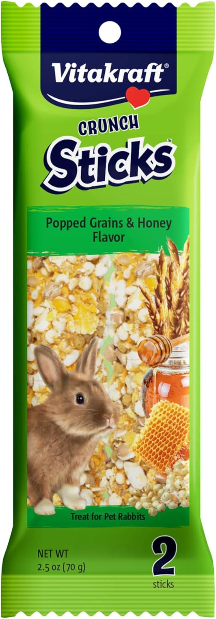 Crunch Sticks Rabbit Treat - Carrot and Honey - Rabbit Chew Sticks (Wild Berry & Honey)