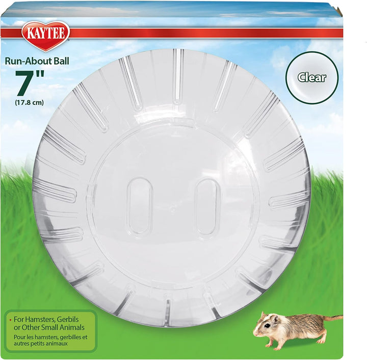 7" Clear Run-About Exercise Ball for Pet Hamsters & Gerbils