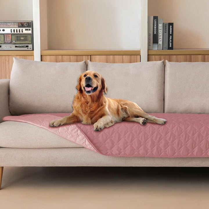 3X Stronger Waterproof Pet Blanket, Scratch Proof Furniture Protector for Dogs Cats, Reversible Cover 30X70 Inch, Dark Grey/Light Grey