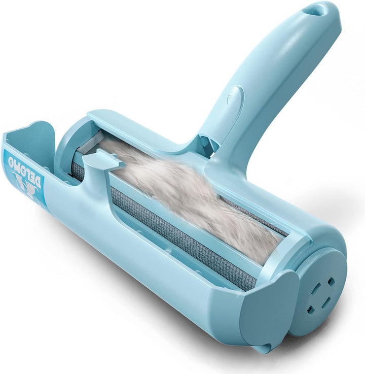 Pet Hair Removal Tool: Pet Hair Remover with Fur Bin - Reusable Lint Roller for Pet Hair - Cat and Dog Hair Remover for Couch, Furniture, Carpet, Clothes, Car Seat - Essential for Pet Owners