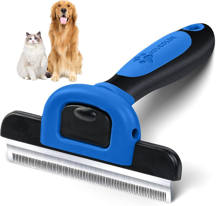 Pet Grooming Brush, Deshedding Tool for Dogs & Cats, Effectively Reduces Shedding by up to 95% for Short Medium and Long Pet Hair
