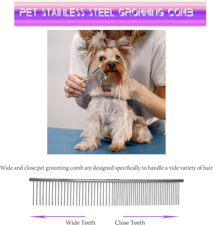 Dog Grooming Kit - Hair Scissors Thinning Shears Set for Dogs & Cats