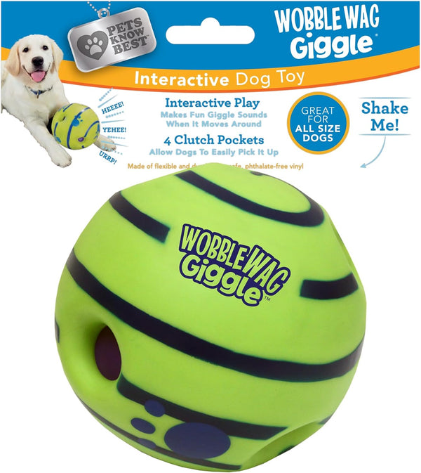 Ball | Rolling Enrichment Toy for Fun Playtime, Interactive Play for Indoor or Outdoor, Keeps Dogs & Puppies Large, Medium or Small Busy & Moving, as Seen on TV | Pack of 1