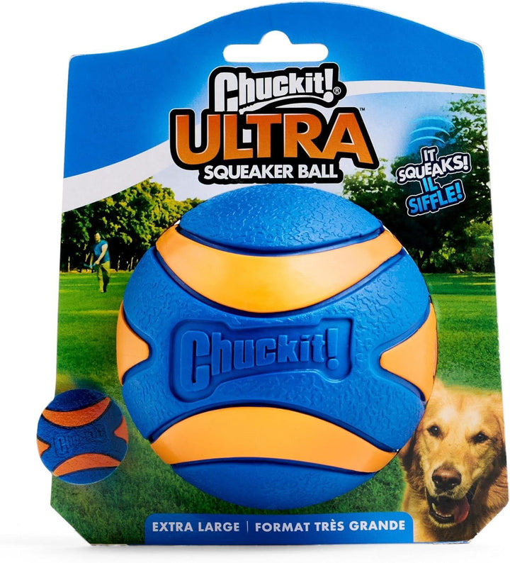 Ultra Ball Dog Toy - Size Large - for Dogs 60-100 Lbs - Made from Durable Rubber - Super Bouncy - Floats in Water - 3-Inch Diameter - Pack of 1