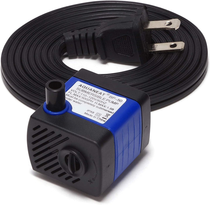 Small Fountain Pump, 80 GPH Submersible Water Pump for Aquarium Fish Tank, Outdoor Water Fountain, Hydroponics, Pond