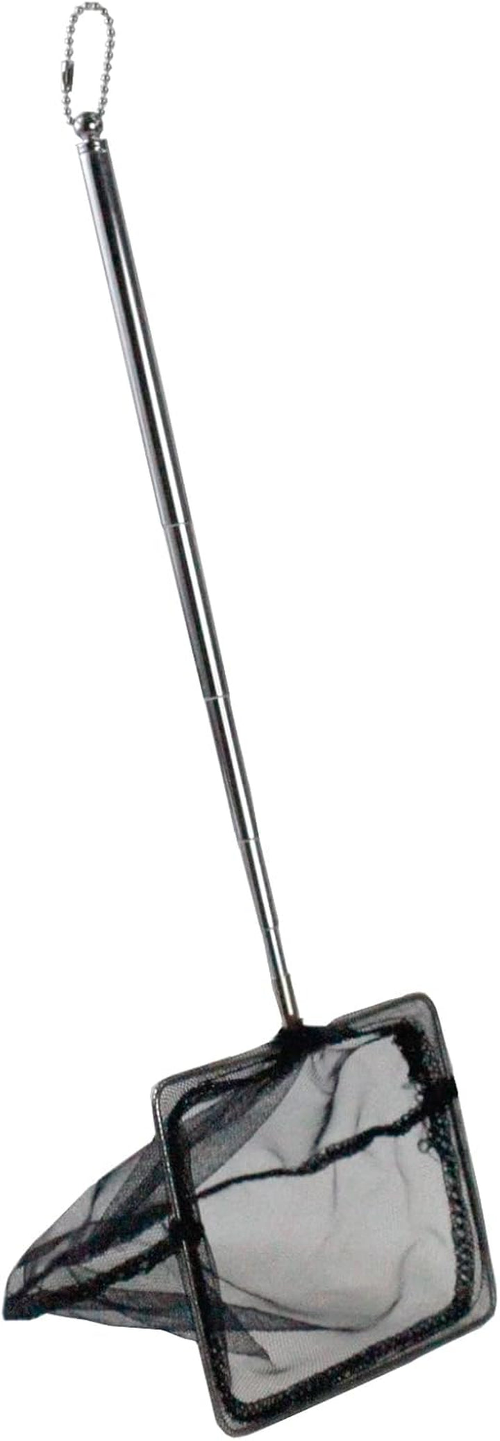 Aquarium Net with Extendable Long Handle, Adjustable Wastes Skimming Cleaning Tools for Fish Tanks, 3 Inch