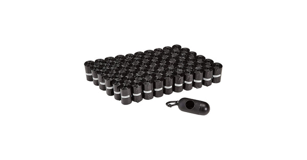 Dog Poop Bags with Dispenser, 300 Count, Enhanced for Guaranteed Leakproof, Unscented, Includes Leash Clip
