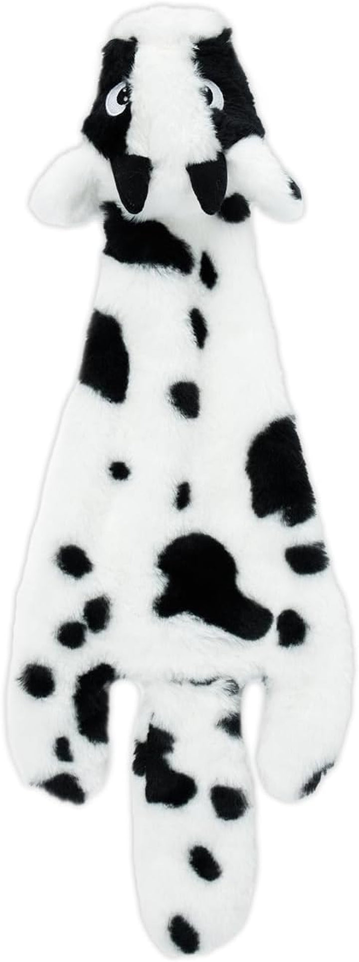 2-In-1 Stuffless Squeaky Dog Toys with Soft, Durable Fabric for Small, Medium, and Large Pets, No Stuffing for Indoor Play, Supports Active Biting and Play - 4 Figures, Small