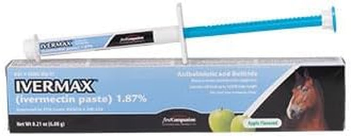 Ivermax (Ivermectin) Equine Paste 6.08 Gram 1 Pack, Blue