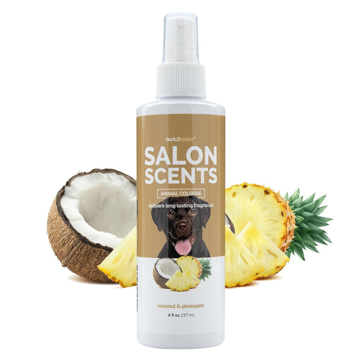 Salon Scents Pet Grooming Cologne - 8 Oz, Natural Professional Groomer Grade Perfume Deodorant for Dogs and Cats, Long Lasting, Deodorizing (Blueberry Pie)