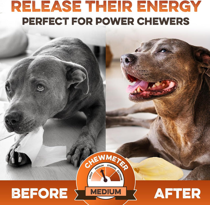 Cow Ears for Dogs – Whole Ears 30 Ct, Thick Cut, Grass-Fed Angus Beef, All-Natural No-Rawhide Dog Treat Alternative