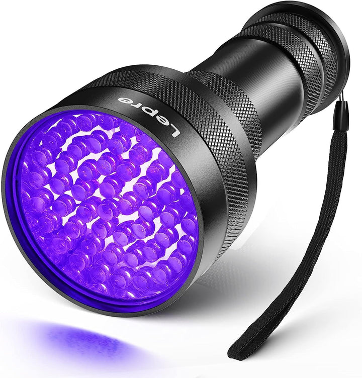 51 Leds UV Light Handheld Blacklight, UV Flashlight Black Light, 395Nm Detector for Pet Urine, Stains, Bed Bug and Scorpions, Battery Not Included