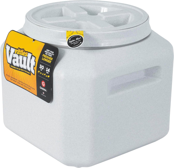 Vittles Vault Pet Food Storage Containers - Sealed Dog and Cat Food Storage Container, Fits up to 35Lbs, Made in the USA - [12"L X 16.75"H]