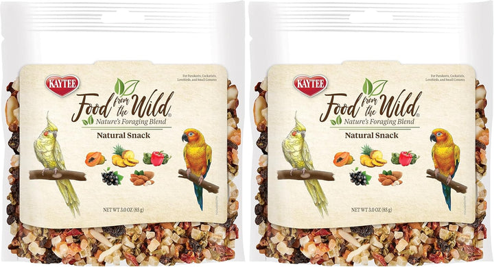 Food from the Wild Natural Snack Food Treats for Pet Birds, 3 Oz