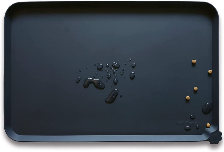 -Waterproof Pet Feeding Mats with High Lips - Multiple Size and Colors for Dogs, Cats & Others-G