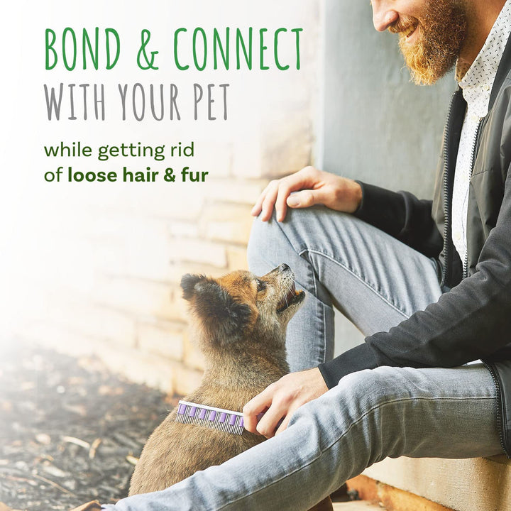 - Hair Buster Comb for Rabbits, Cats and Dogs, Metal Pet Comb for Shedding and Detangling, Grooming Tool for Small Pets with Long and Short Fur