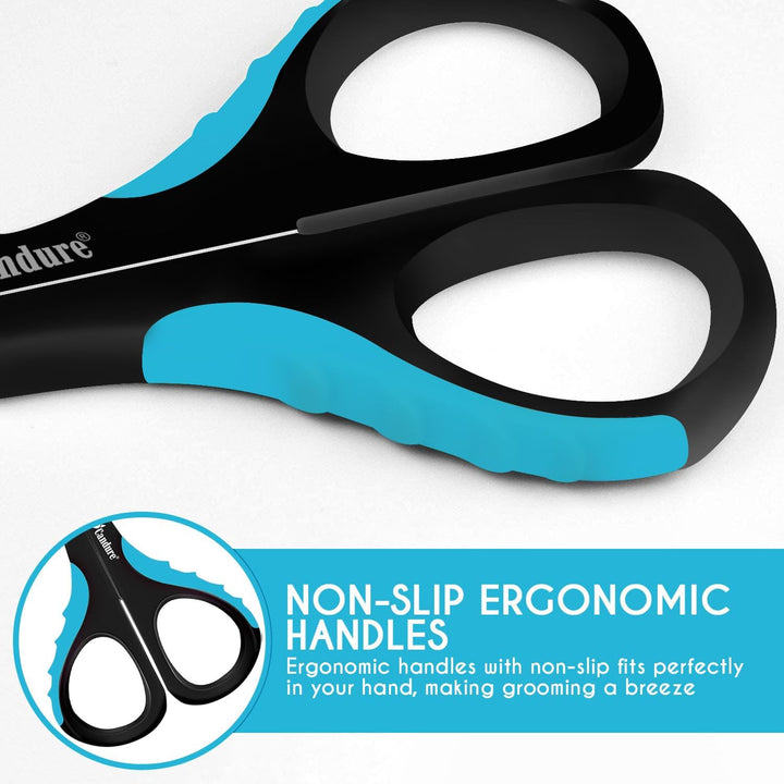 Cat Nail Clipper Stainless Steel Cat Claw Trimmers for Rabbits, Guinea Pigs, Birds, Puppies, Kittens and Small Animals Pet Nail Clipper for Professional and Home Use (Blue)