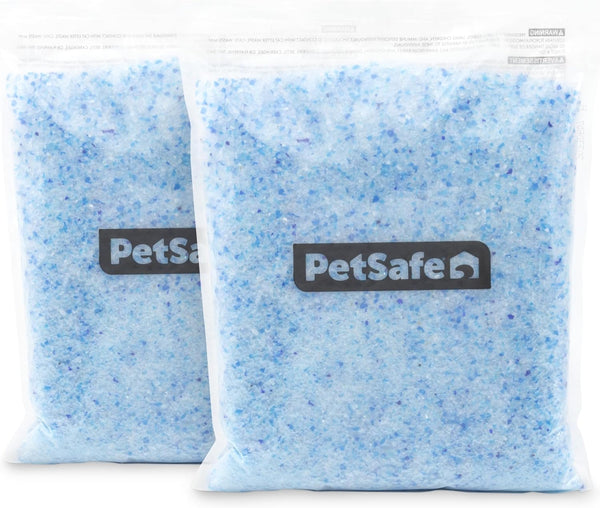 Scoopfree Premium Crystal Cat Litter - Outperforms Clay Litter - Refill Packs - Reusable Tray Compatible - Fresh Scent - 4.3 Lb Bags - 2 Pack