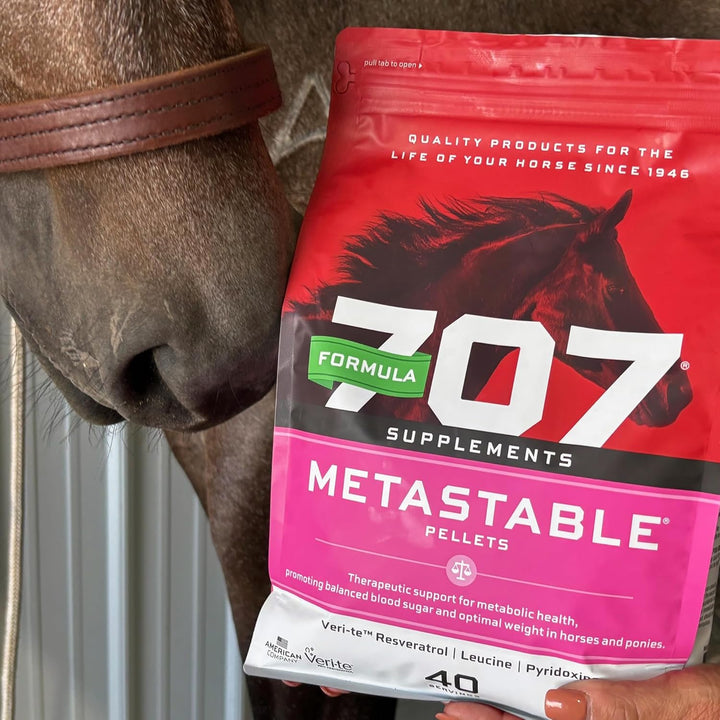 Metastable Pellets for Horses 5 Lb Bag – 40 Servings – University-Studied Support for Horses with Laminitis, Insulin Resistance & Metabolic Disorders