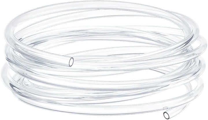 Aquarium Airline Tubing 6.5 Feet Standard 3/16" Aquarium Tubing for Fish Tank Air Pump, Flexible Kink-Resistant Pure PVC Hose for Aquarium Garden Terrarium Pond