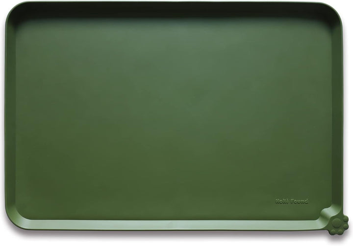 -Waterproof Pet Feeding Mats with High Lips - Multiple Size and Colors for Dogs, Cats & Others-G