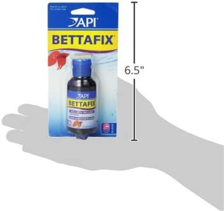 BETTAFIX Antibacterial & Antifungal Betta Fish Infection and Fungus Remedy 1.7-Ounce Bottle
