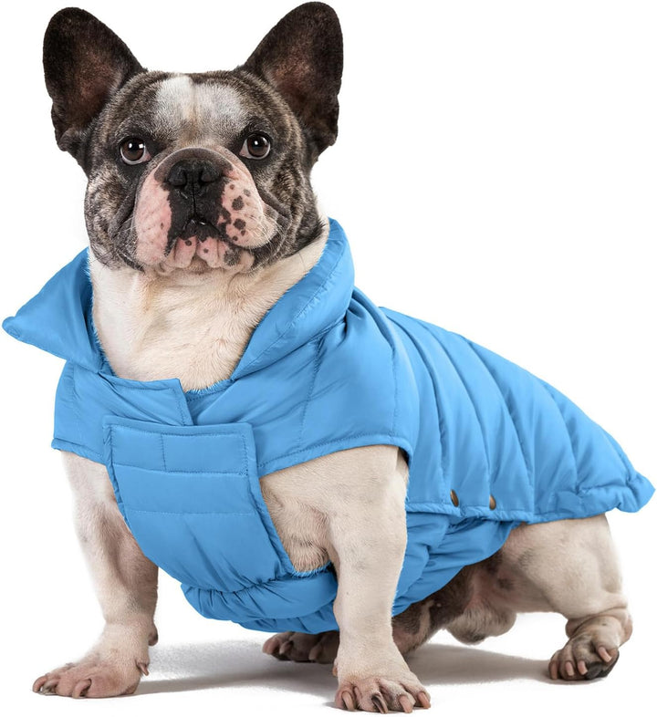 Dog Puffer Jacket, down Winter Coat, Durable Outdoor Coat for Cold and Windy Conditions, Waterproof, Lightweight Jacket, Adjustable Fit for Small, Medium, Large Dogs(Pink,12/M)