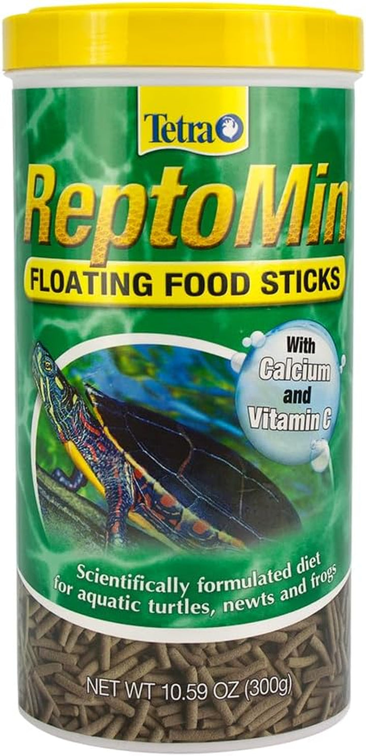 Reptomin Floating Food Sticks, for Aquatic Turtles, Newts and Frogs, 1.43 Pounds