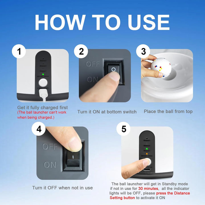 Automatic Dog Ball Launcher, Upgraded Interactive Dogs Balls Thrower for Small Dogs, Distance Adjustable Mental Stimulating Dog Toys with 4 Durable Etpu Balls 2.2 Inch (Silver Grey)