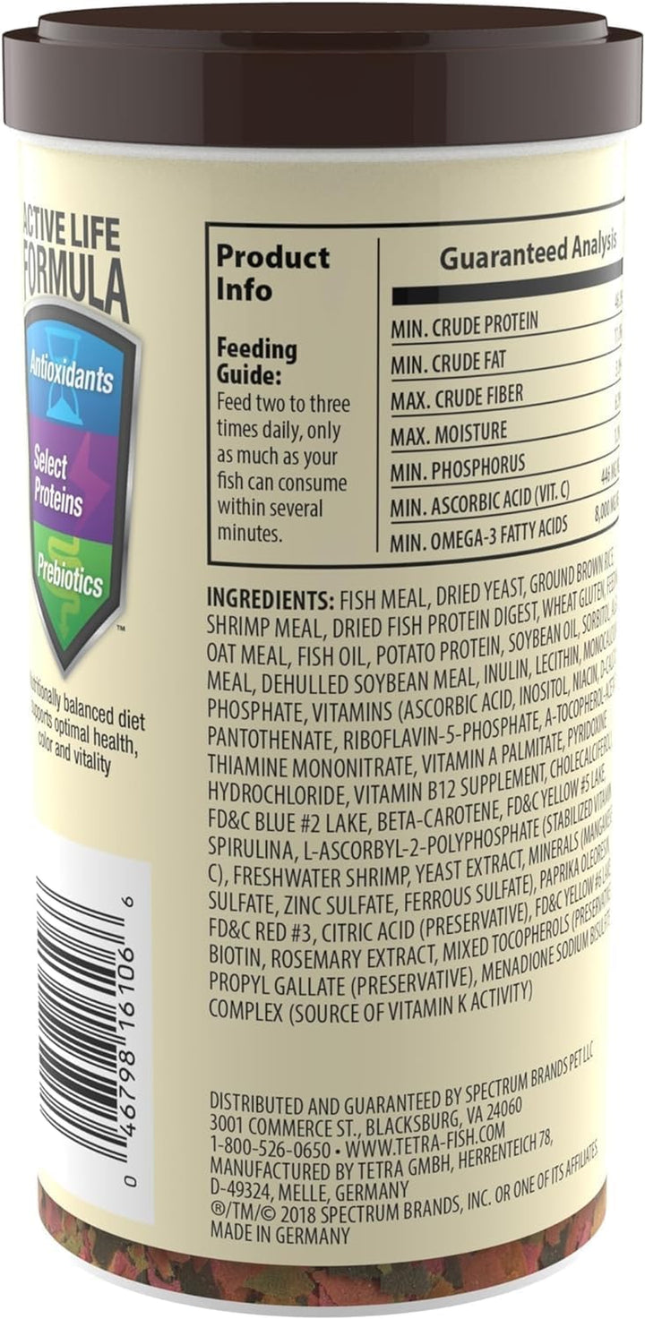 min Nutritionally Balanced Tropical Flake Food for Tropical Fish, 7.06 Oz (Pack of 1)