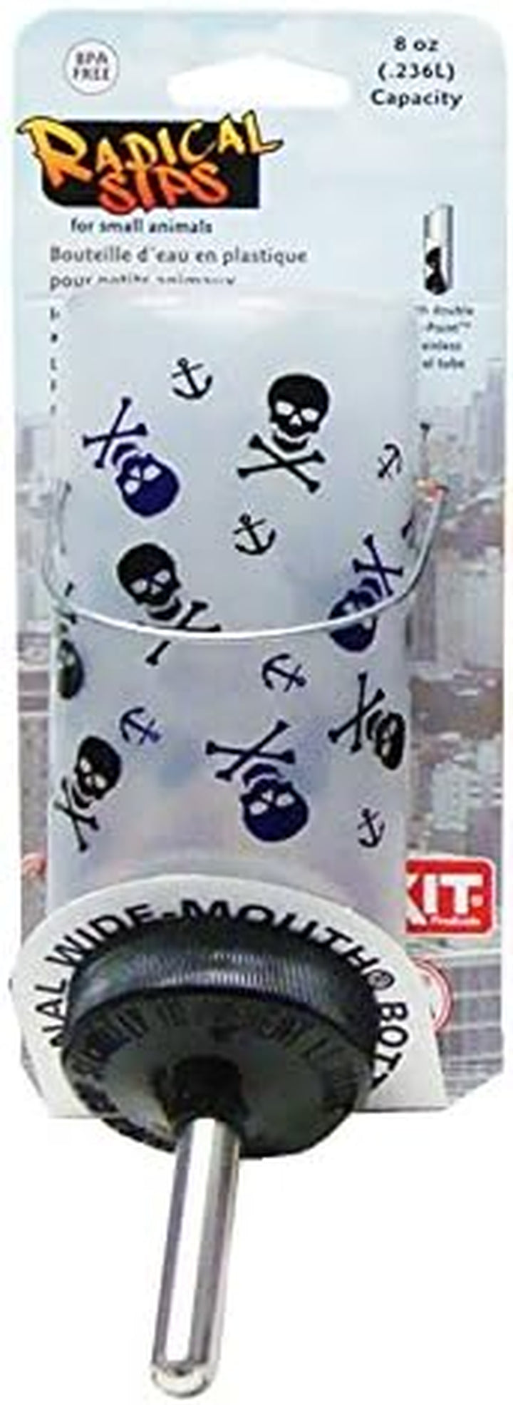 Pet Wide Mouth Water Bottle (16 Oz), Translucent, 8802