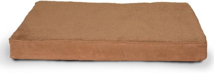 Replacement Dog Bed Cover Water-Resistant Indoor/Outdoor Logo Print Oxford Polycanvas Mattress, Washable - Stone Gray, Large