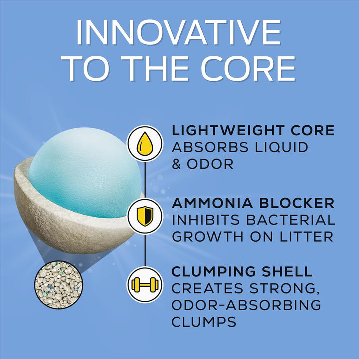 Purina  Lightweight Free and Clean Unscented, Multi-Cat, Clumping, 99.9 Percent Dust Free Cat Litter - 17 Lb. Box