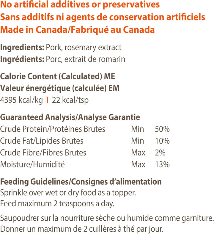 Pork Sprinkles Dog Food Topper - 120G (1 Pack)