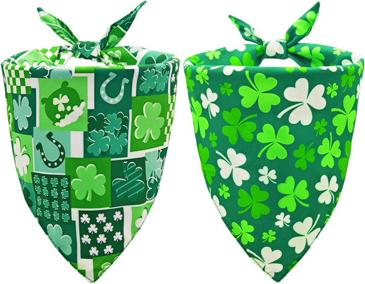 2PCS Fall Dog Bandanas,Halloween Dog Bandanas,One Side Orange Plaid,The Other Side Pumpkin or Spider Web Bibs,Holiday Pet Scarf for Boy and Girl Dogs,Thanksgiving Pet Outfit for Medium to Large Dogs